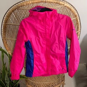Girls Hot Pink Columbia Omni-Shield Rain Jacket - Waterproof - Size 14/16
